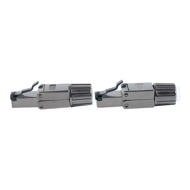 Cat8 শিল্ডেড টুললেস RJ45 কানেক্টর RJ-G40S-1-C8 Cat8 শিল্ডেড টুললেস RJ45 কানেক্টর RJ-G40S-1-C8