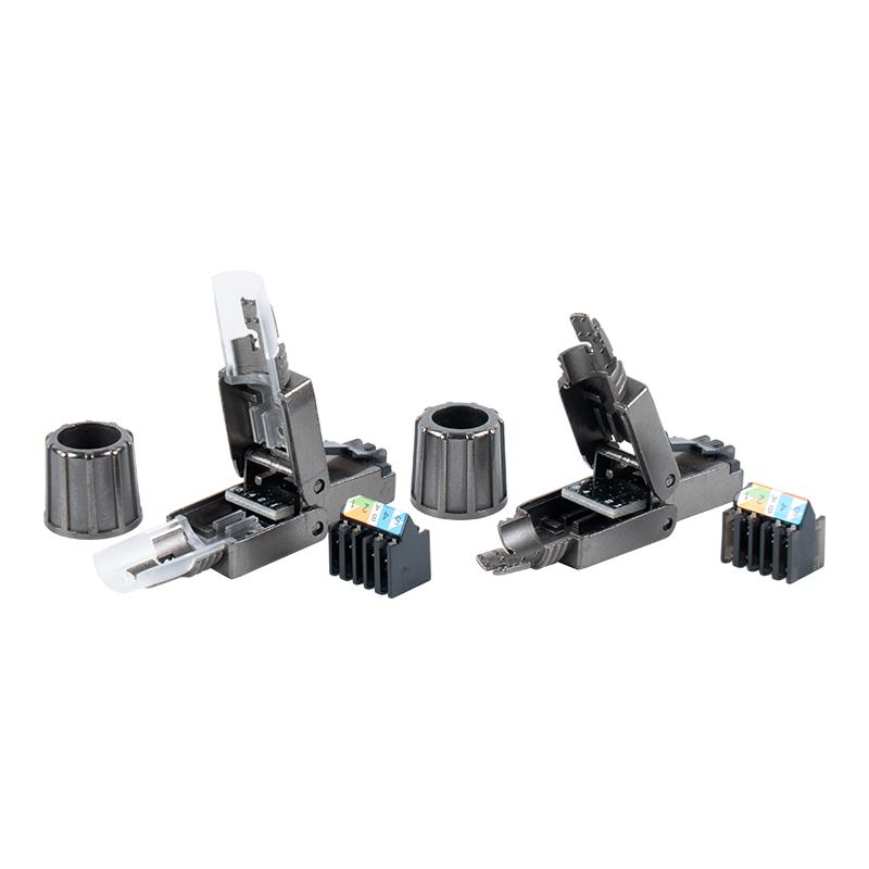 Cat8 শিল্ডেড টুললেস RJ45 কানেক্টর RJ-G40S-1-C8 Cat8 শিল্ডেড টুললেস RJ45 কানেক্টর RJ-G40S-1-C8