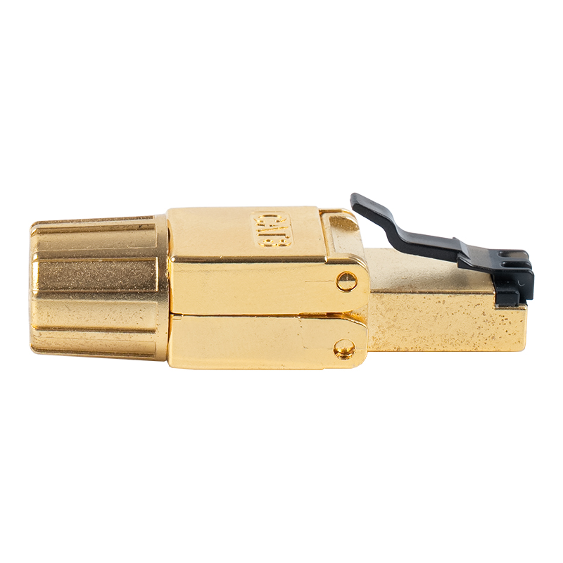Cat8 শিল্ডেড টুললেস RJ45 কানেক্টর RJ-G40S-1-C8 Cat8 শিল্ডেড টুললেস RJ45 কানেক্টর RJ-G40S-1-C8