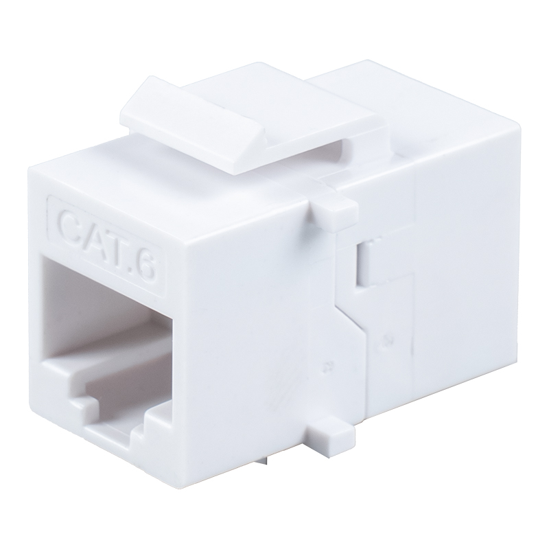 C6A আনশিল্ডেড RJ45 ইনলাইন কাপলার （চারটি ছোট বন্ধনী সহ） SM-2033C6A
