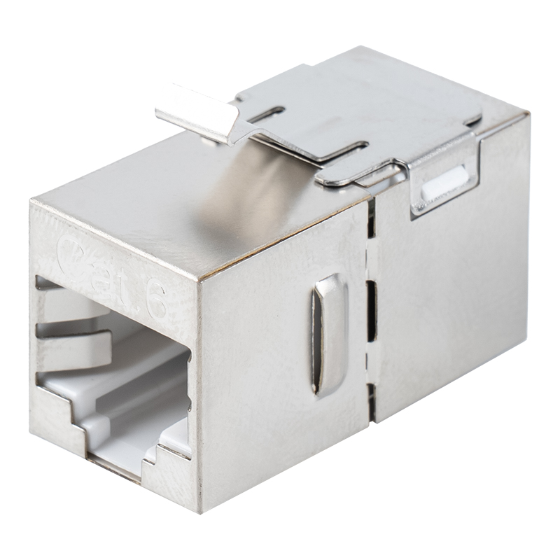 Cat6 শিল্ডেড RJ45 স্ট্রেইট থ্রু কাপলার (ধাতু ক্লিপ সহ) SM-2035SC6 Cat6 শিল্ডেড RJ45 স্ট্রেইট থ্রু কাপলার (ধাতু ক্লিপ সহ) SM-2035SC6