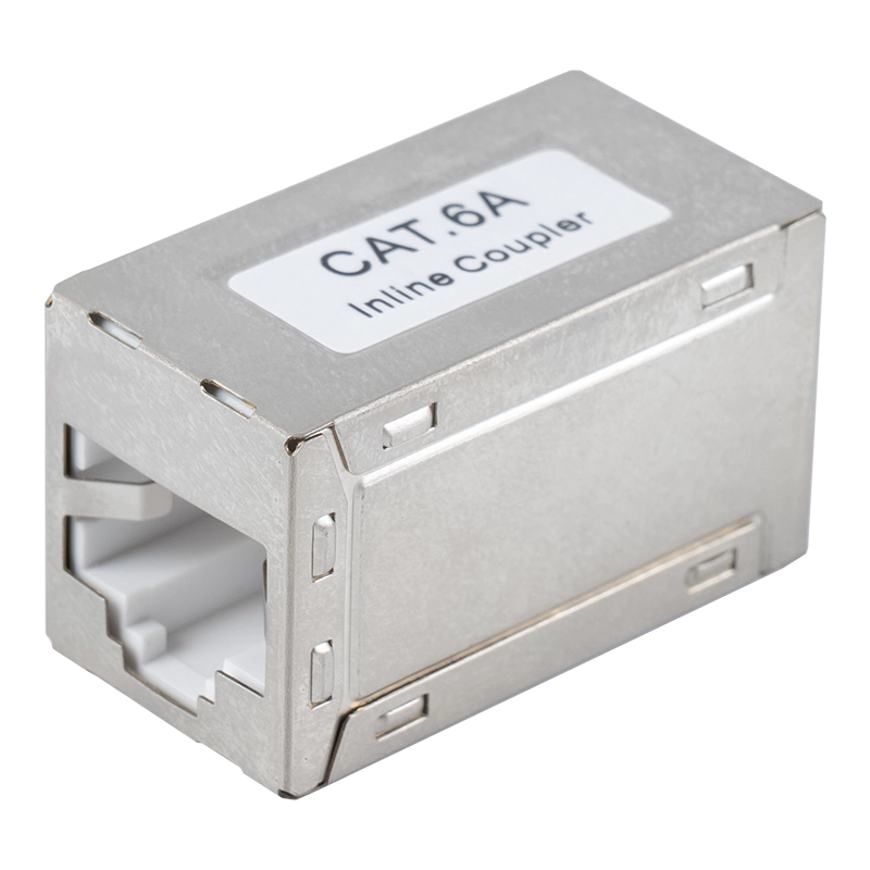 C6A শিল্ডেড RJ45 ইনলাইন কাপলার SM-2039SC6A