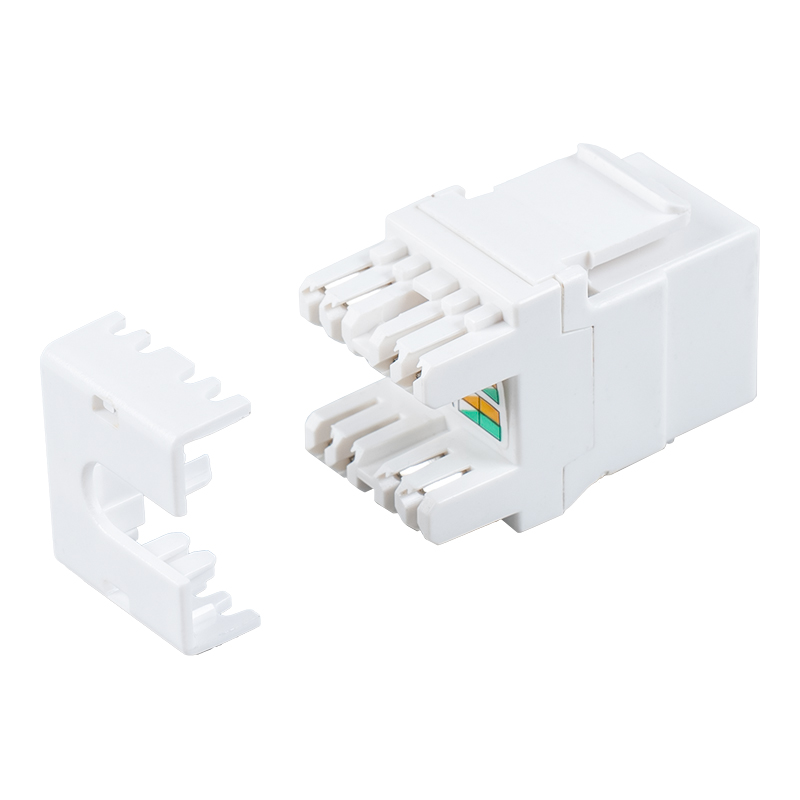 Cat6 আনশিল্ডেড 180° মডুলার জ্যাক (শাটার সহ) SM-2064CD8C6 Cat6 আনশিল্ডেড 180° মডুলার জ্যাক (শাটার সহ) SM-2064CD8C6