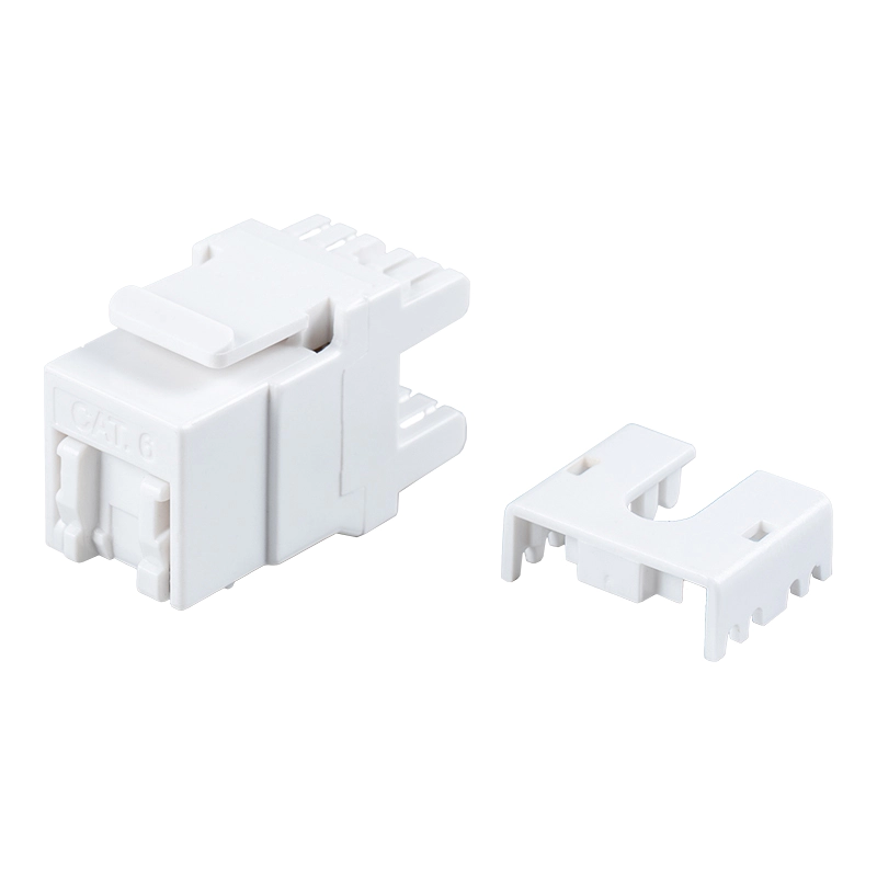 Cat6 আনশিল্ডেড 180° মডুলার জ্যাক (শাটার সহ) SM-2064CD8C6