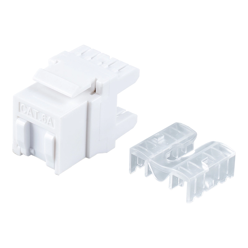 Cat6 আনশিল্ডেড 180° মডুলার জ্যাক (শাটার সহ মিনি-টাইপ) SM-2089CD8C6-1