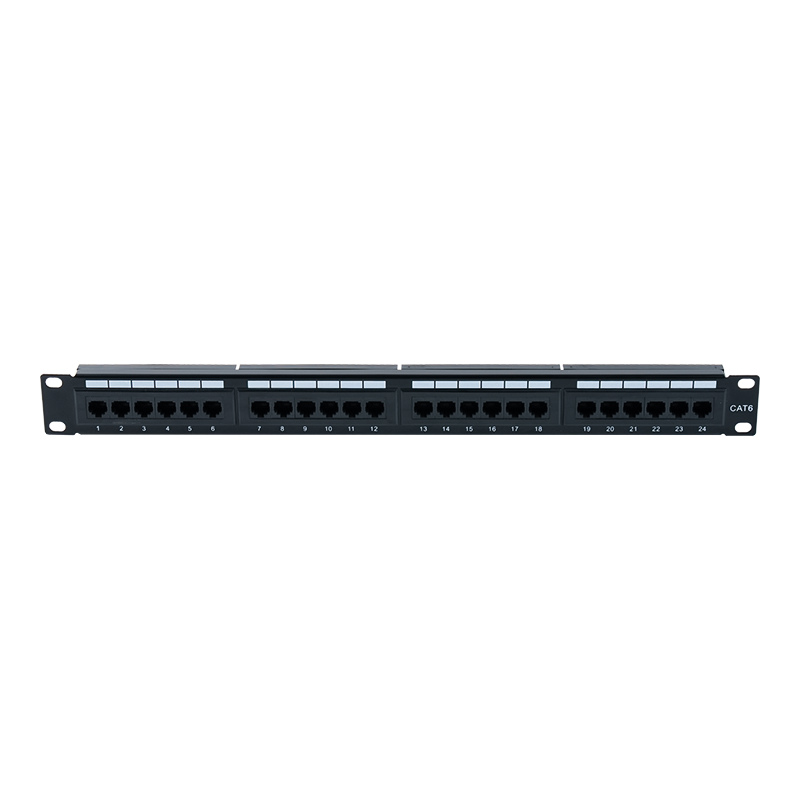 Cat6e 19-ইঞ্চি 1U আনশিল্ডেড 24-পোর্ট প্যাচ প্যানেল (দ্বৈত-উদ্দেশ্য IDC) SP-3310D24-C6A Cat6e 19-ইঞ্চি 1U আনশিল্ডেড 24-পোর্ট প্যাচ প্যানেল (দ্বৈত-উদ্দেশ্য IDC) SP-3310D24-C6A