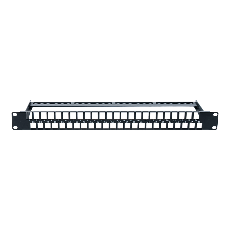 19‑ইঞ্চি1U48‑পোর্ট শিল্ডেড এম্পটির্যাক SP-3315S-48P 19‑ইঞ্চি1U48‑পোর্ট শিল্ডেড এম্পটির্যাক SP-3315S-48P