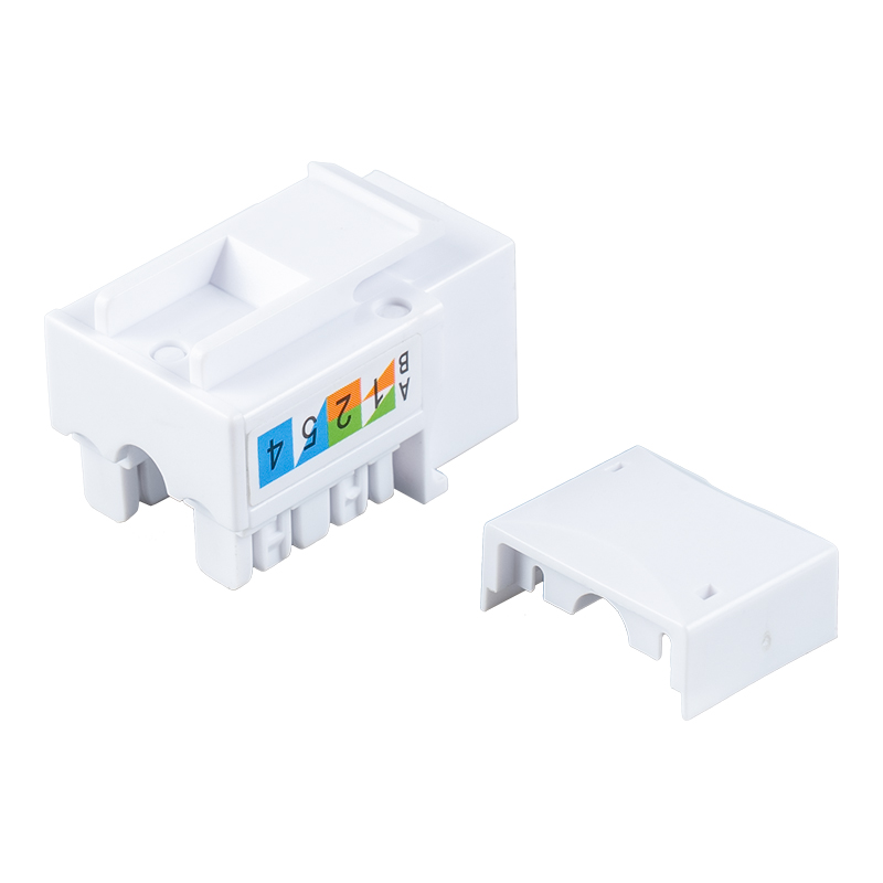 Cat6 আনশিল্ডেড 90° মডুলার জ্যাক SM-2054H8C6