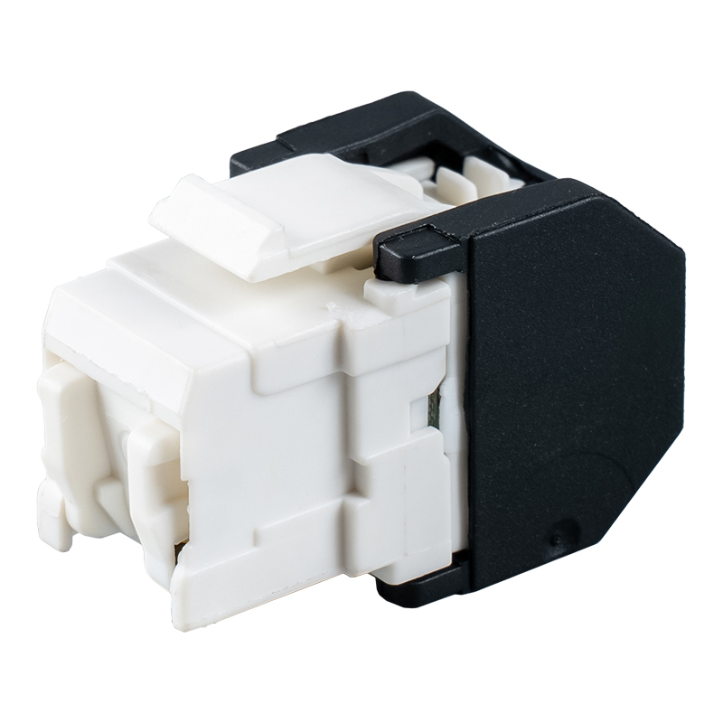 Cat6 আনশিল্ডেড 180° টুললেস মডুলার জ্যাক (শাটার সহ) SM-2399H8C6